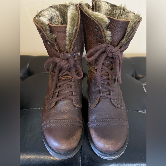 Steve Madden Women’s Lined Winter Zip Boots - Size 6 - Brown - Picture 2 of 7